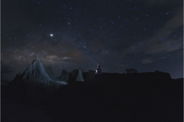 desierto de la tatacoa de noche